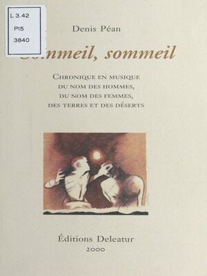 cover image of Sommeil, sommeil